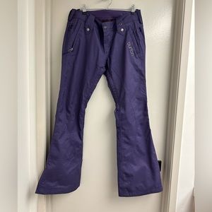 Burton flared snowboarding pants